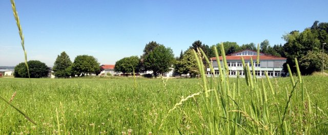 Schule Buch im Sommer